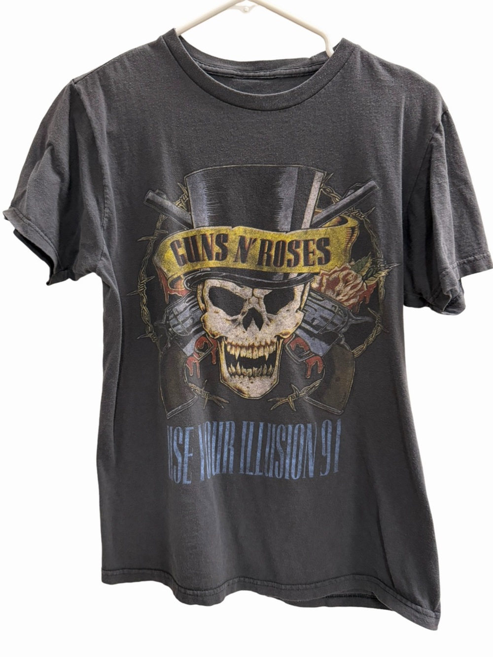 Guns N’ Roses Use Your Illusion 1991 US Tour Graphic T-Shirt Size Medium